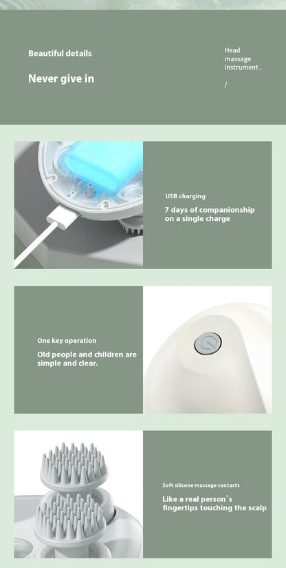 Head Massager Electric Neck Massager Rechargeable 2192 8117 2370